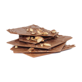 Cacos de Chocolate de Leite 35% com Amêndoa