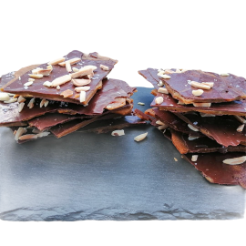 Cacos de Chocolate de Leite 35% com Amêndoa e Caramelo