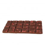 Tablete de Chocolate Leite 35% com Morango Liofilisado Tablete de Chocolate Leite 35% com Morango Liofilisado