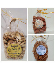 Pack caixa (3) amêndoa torrada, picante/salgada e caramelizada